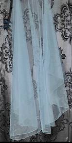 Veil Sky Blue/Baby Blue (sesuai untuk Bertunang)