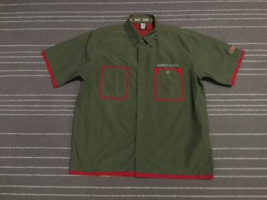 Bad Boy usa Green army shirt L