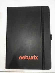 Brand New Netwrix Premium Black Lined Notebook