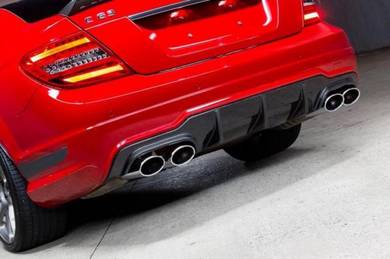 Mercedes W204 C63 Rear Bumper Diffuser Carbon
