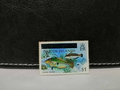 1981 Caicos Stamp Fish