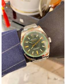 Rolex Milgauss REF116400GV Green Flash Black Dial