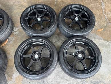 Sport rim second 17 ssr type c siap tayar s70 civi