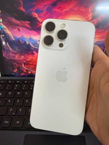 iPhone 15 Pro Max 512GB White Titanium 💯 Perfect