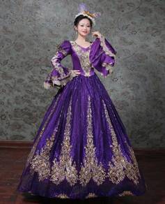 Long Sleeve Victorian Gown Wedding RBMWD0333
