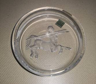 Hoya Crystal Remy Martin trinket dish