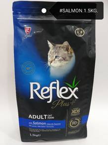Reflex Plus Cat Food 1.5kg Adult Salmon Kucing