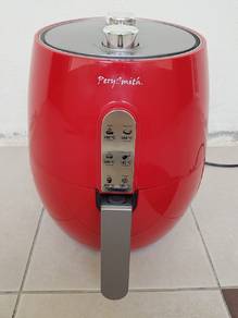 PerySmith EcoHealth Air Fryer PS-1520 Red/clean