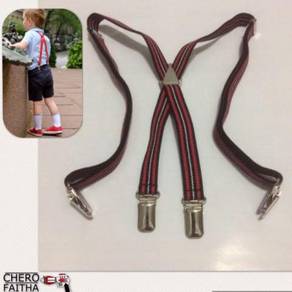 Black and red lines Fashion kid infant Suspenders