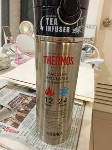 Thermos Vacuum Insulated Tea Infuser Beverage Bott
