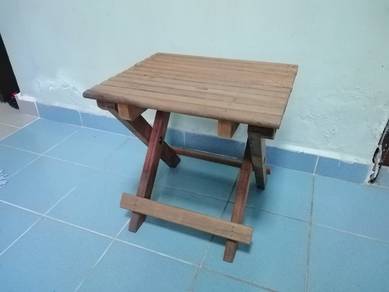 Vintage Foldable Wooden Stool
