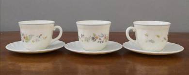 Cawan piring arcopal Victoria cup saucer