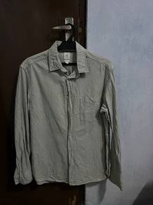 H&M Light Grey Long Sleeve Shirt