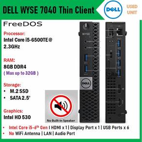 Dell WYSE 7040 Thin Client PC Intel i5-6500TE