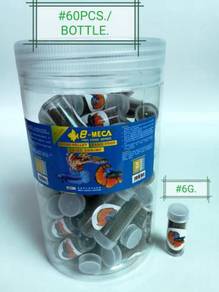 60x Bottles E-meca Betta Fish Micro Pellet 6gram