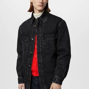 Louis Vuitton Denim Overshirt Black Jacket