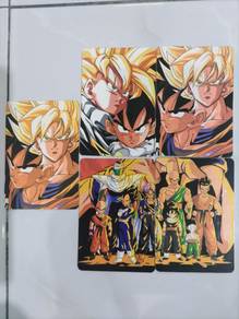 5-card Dragon Ball Z puzzle/connect 1995 card set 