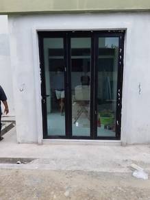 Pintu Folding Kace Bilik Office- Aluminum-Kace