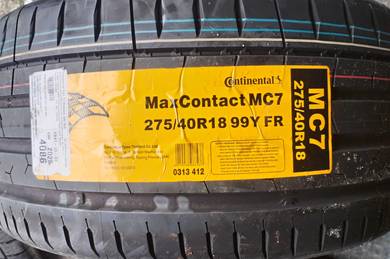 275 40 18 CONTINENTAL MC7 TAYAR Tyre New 2025