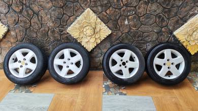 Rim Original Myvi 14" + Tayar Goodyear – 4 biji