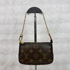 LV Bag Brown WOC Monogram Mini Pochette