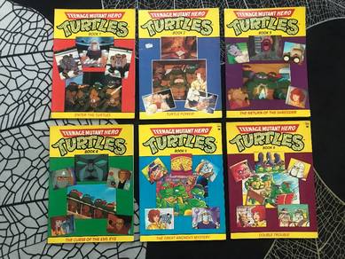 TMNT vintage ninja turtle book 1 to book 6