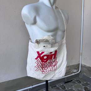 X-girl 2WAY canvas cotton shoulder Tote Bag