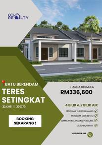 Terraced House in Batu Berendam,MLK