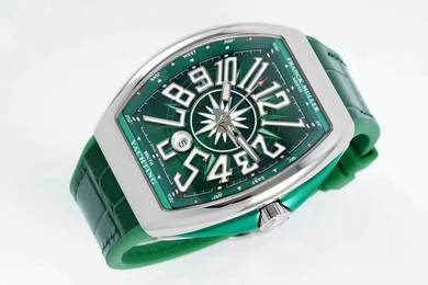 Franck Muller Green Rubber Strap 