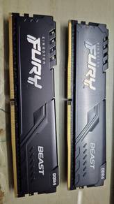 Kingston Fury Beast DDR4 8 Gb ram x 2