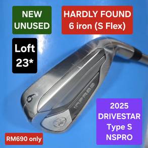 RARE 6 iron🔥 2025 DRIVESTAR Type S (S Flex)
