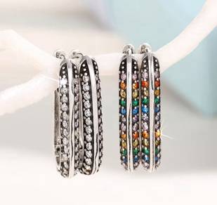 sterling silver925 zircon Earrings 