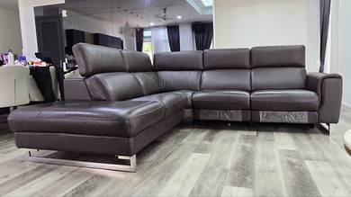 Premium Full Leather Sofa (With Receipt)