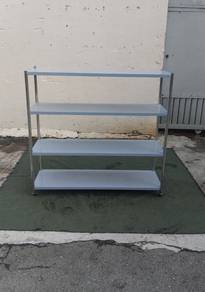 YE23W Rak Keluli 4 Tier 4' Stainless Steel Rack