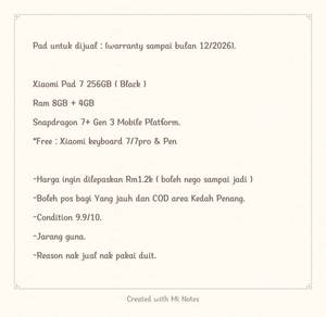 Xiaomi Pad 7 