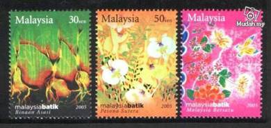 Mint Stamps Malaysia Batik 2005