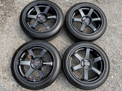 Volk Te37sl 16inch With Tyres USED
