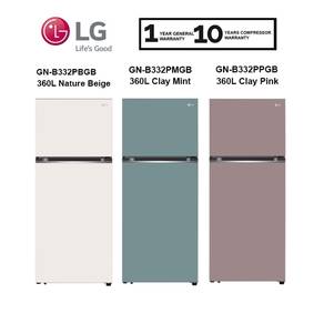 LG GN-B332PPGB 335L inverter Refrigerator 5J1nT