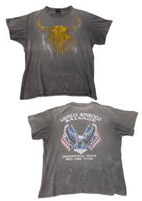 vintage 3d emblem american motorcyle OVP *SUNFADED