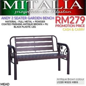 Quality Metal 1.2m Bench Chair | Bangku Besi Murah