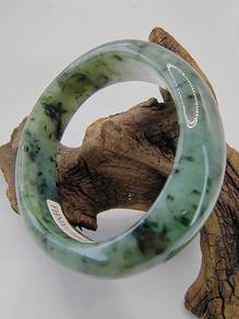 Gelang Jadeite Burma 51.60mm X 44.90mm Hijau Ais