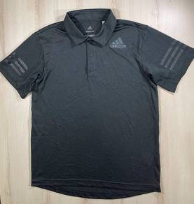 Adidas Youth Grey Collar Tee #CG Used