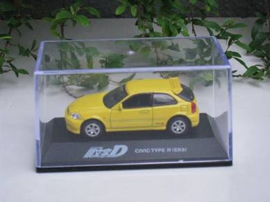 INITIAL D 1/72 Honda Civic Type R (EK9) 6cm