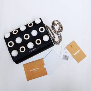 Michael Kors Yasmeen Grommets Studs Clutch