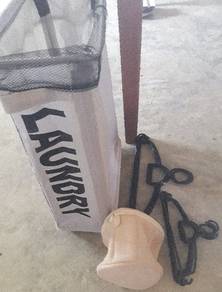laundry basket & bag , clothes & baby hanger