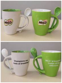 Milo mug with spoon