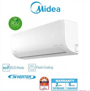 Midea  INVERTER 1hp air cond free install (NEW)