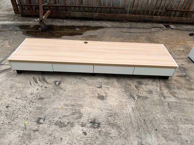 7ft TV Cabinet Drawer Console Rack Wall