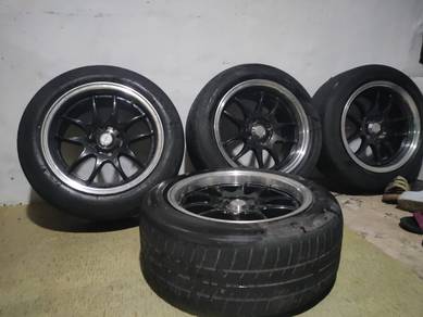 Rim with tyre urgent sale WORK EMOTION