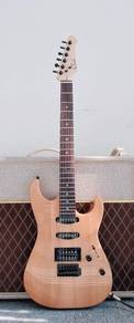 Cate QM-E03 Electric Guitar - Natural